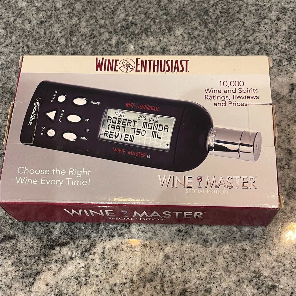 ⭐️Wine Enthusiast Wine Master Special Edition